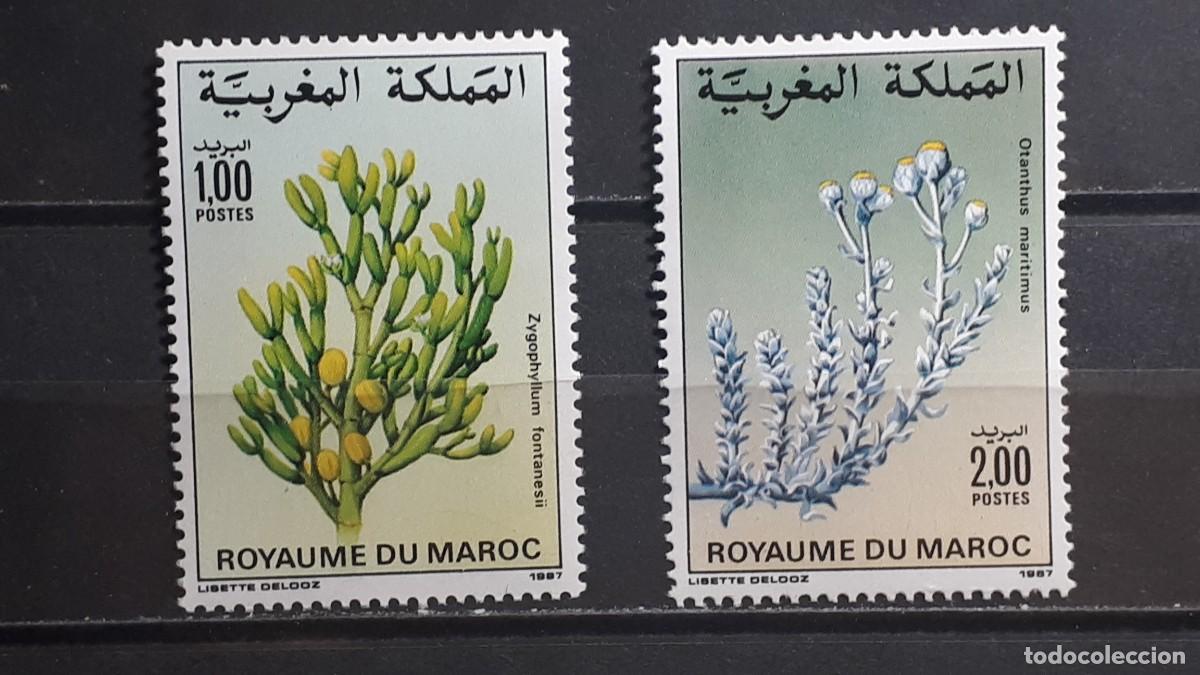 Sellos: MARRUECOS. A&Ntilde;O 1987. **. YVERT 1031/2