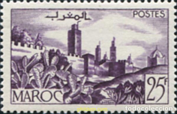 Sellos: 721794 HINGED MARRUECOS 1954 SELLOS DE 1947-53