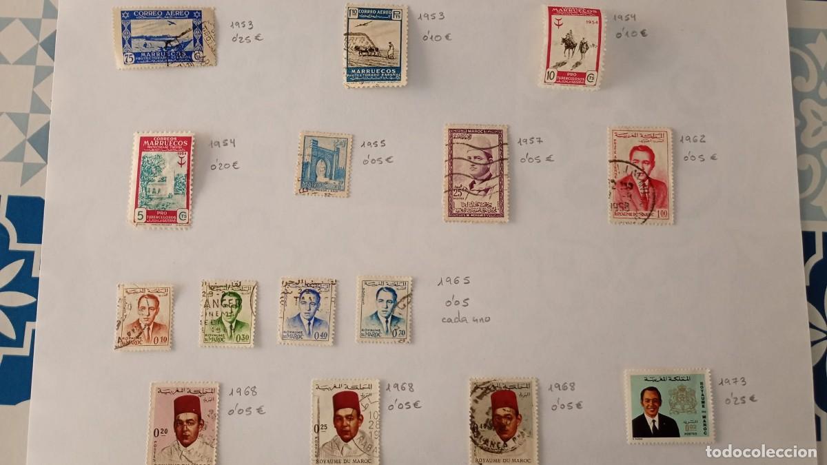 Sellos: Sellos Marruecos A&ntilde;os 1953 al 1973