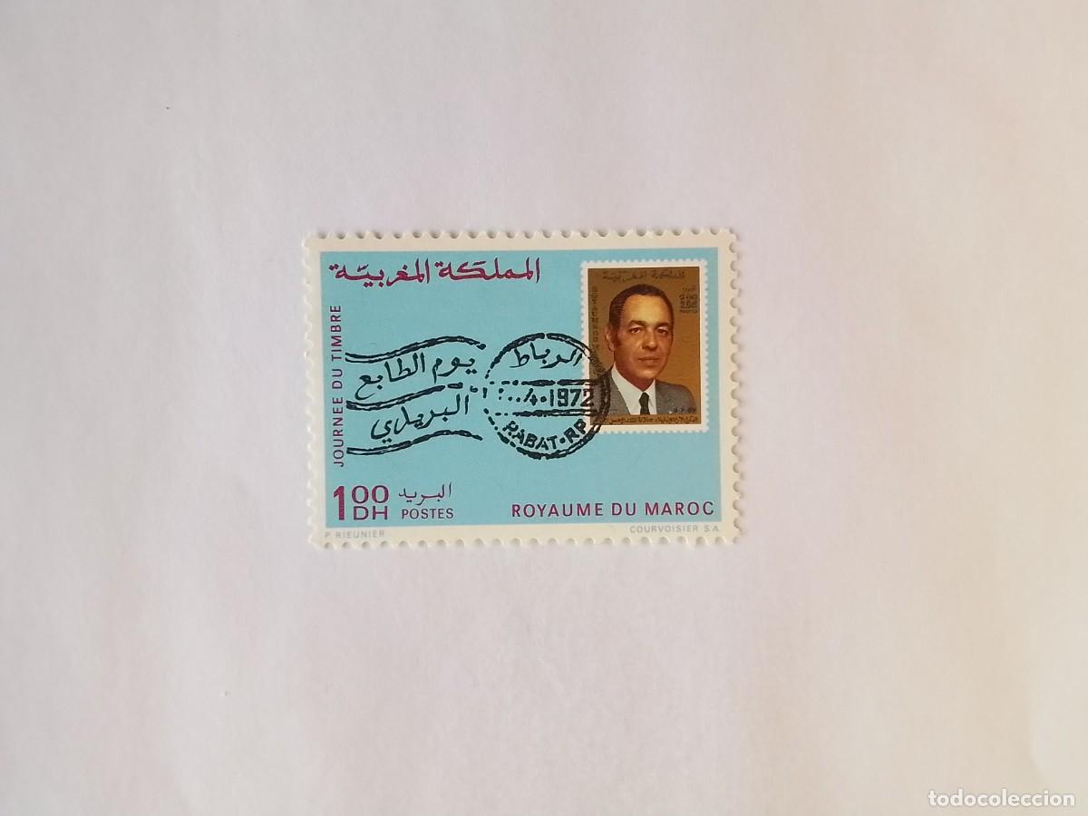 Sellos: A&Ntilde;O 1972 MARRUECOS SELLO USADO