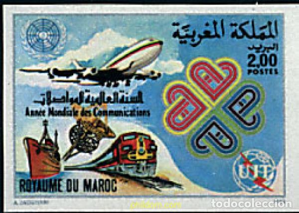 Sellos: 20078 MNH MARRUECOS 1983 A&Ntilde;O MUNDIAL DE LAS COMUNICACIONES