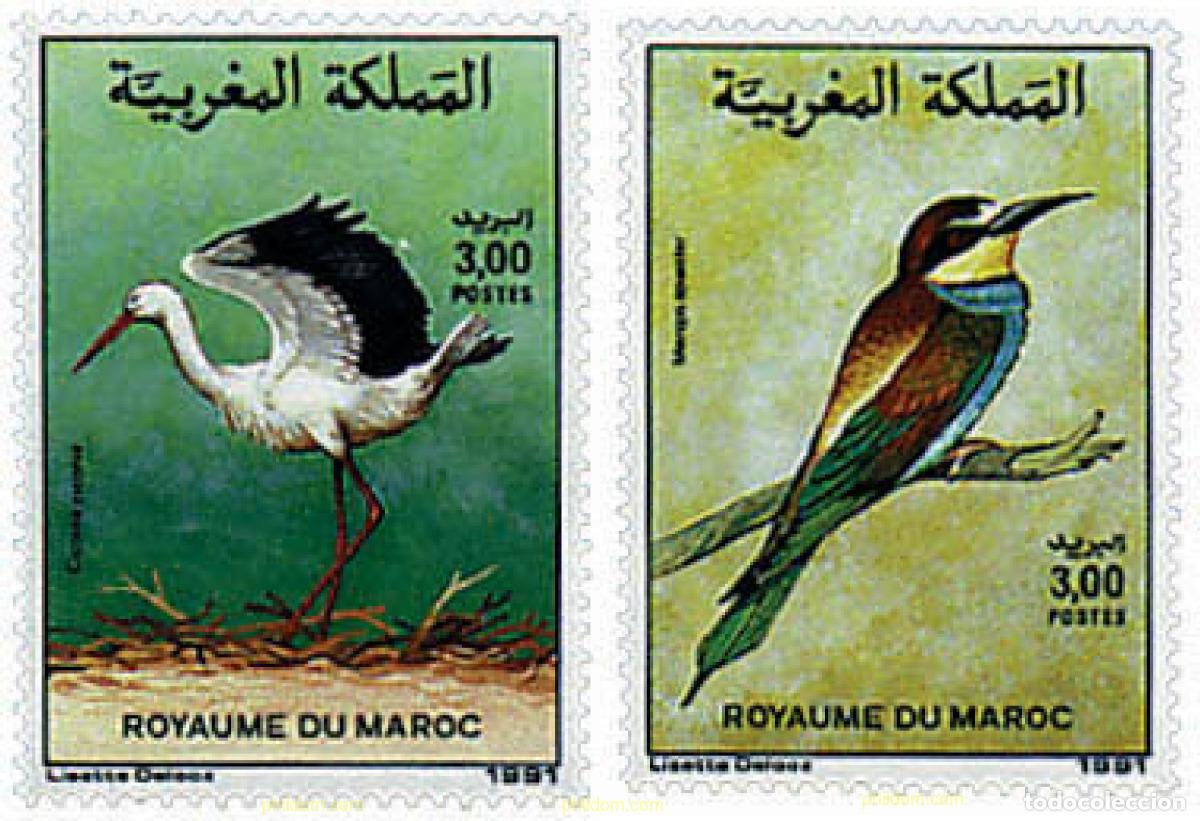 Sellos: 53672 MNH MARRUECOS 1991 AVES