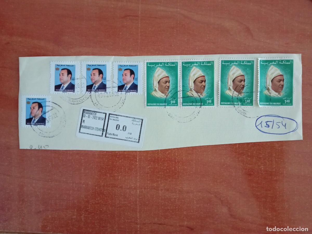 Sellos: 8 SELLOS DE MARRUECOS PEGADOS Y MATASELLADOS