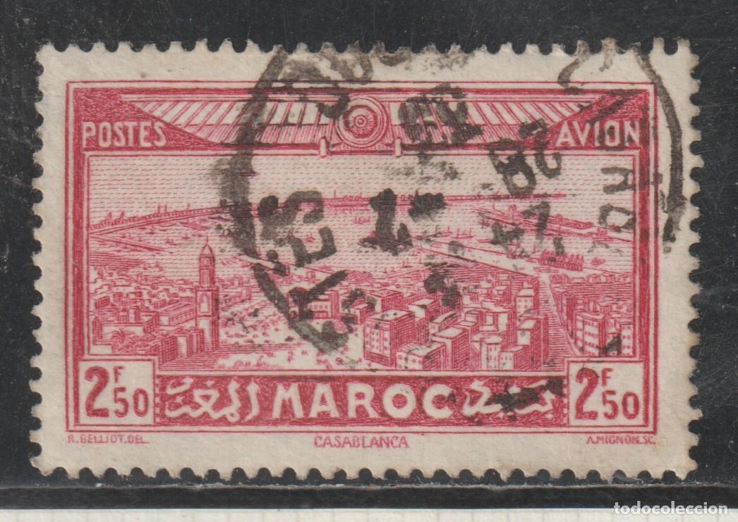 Sellos: MARRUECOS FRANCES // YVERT 37 AEREO // 1933 ... USADO