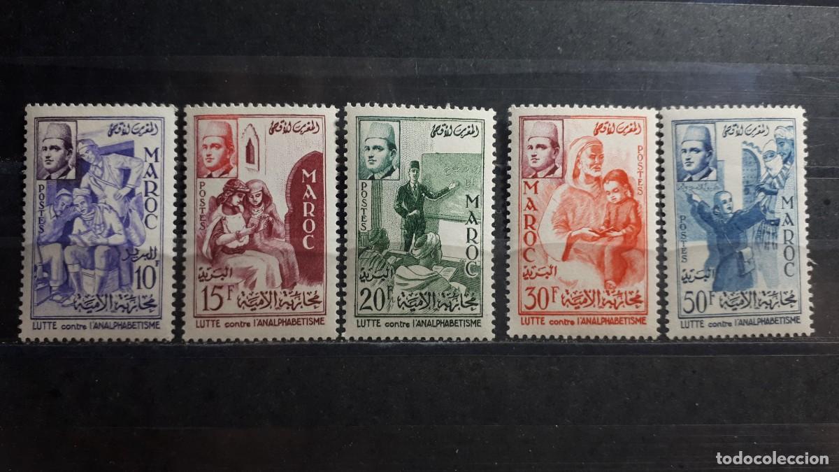 Sellos: MARRUECOS. A&Ntilde;O 1956. *. Edifil 369/73