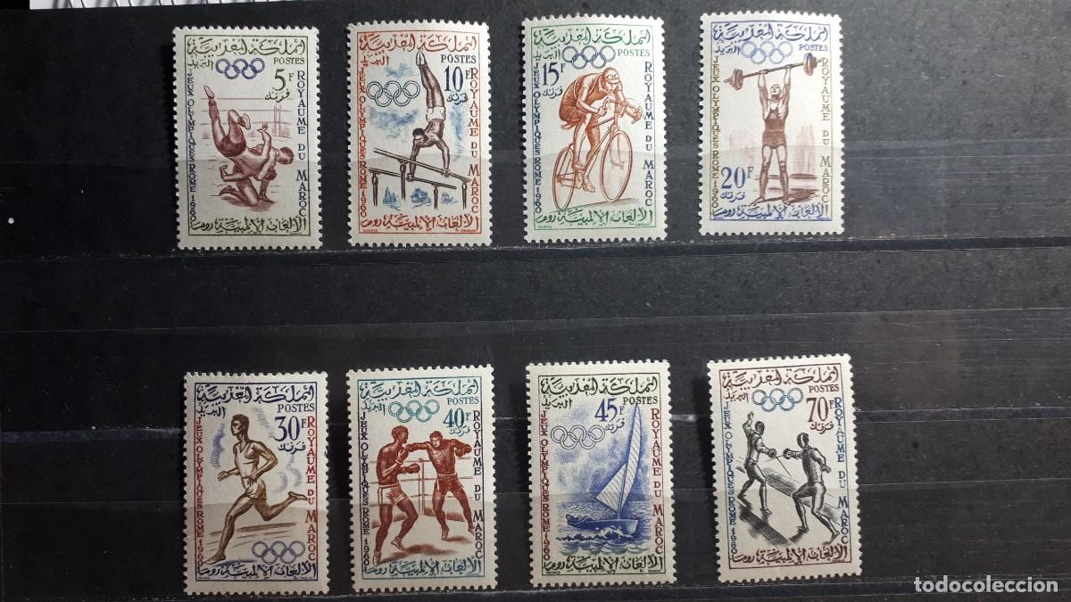 Sellos: MARRUECOS. A&Ntilde;O 1960. **. Edifil 413/20
