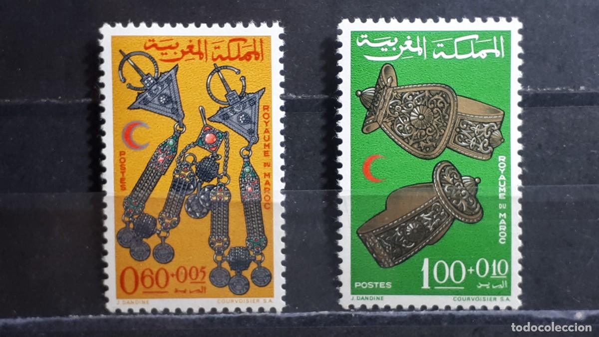 Sellos: MARRUECOS. A&Ntilde;O 1967. **. YVERT 523/4