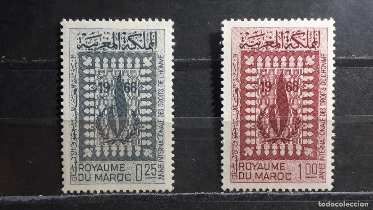 Sellos: MARRUECOS. A&Ntilde;O 1968. **. YVERT 522/3