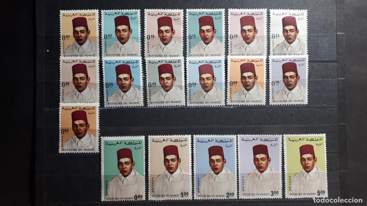 Sellos: MARRUECOS. A&Ntilde;O 1968. **. YVERT 534/52. Falta el 536
