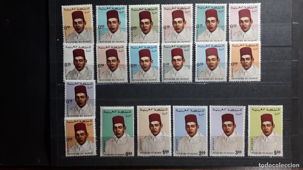 Sellos: MARRUECOS. A&Ntilde;O 1968. **. YVERT 534/52.