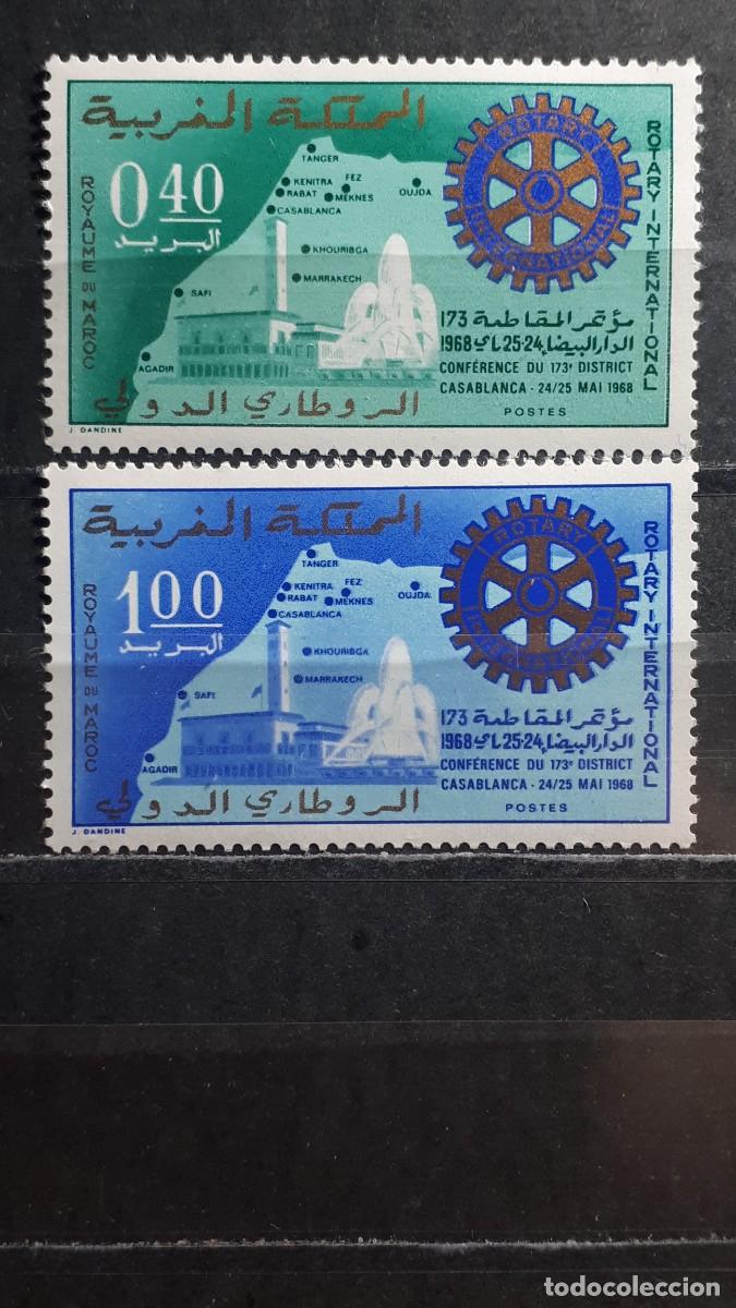 Sellos: MARRUECOS. A&Ntilde;O 1968. **. YVERT 559/60