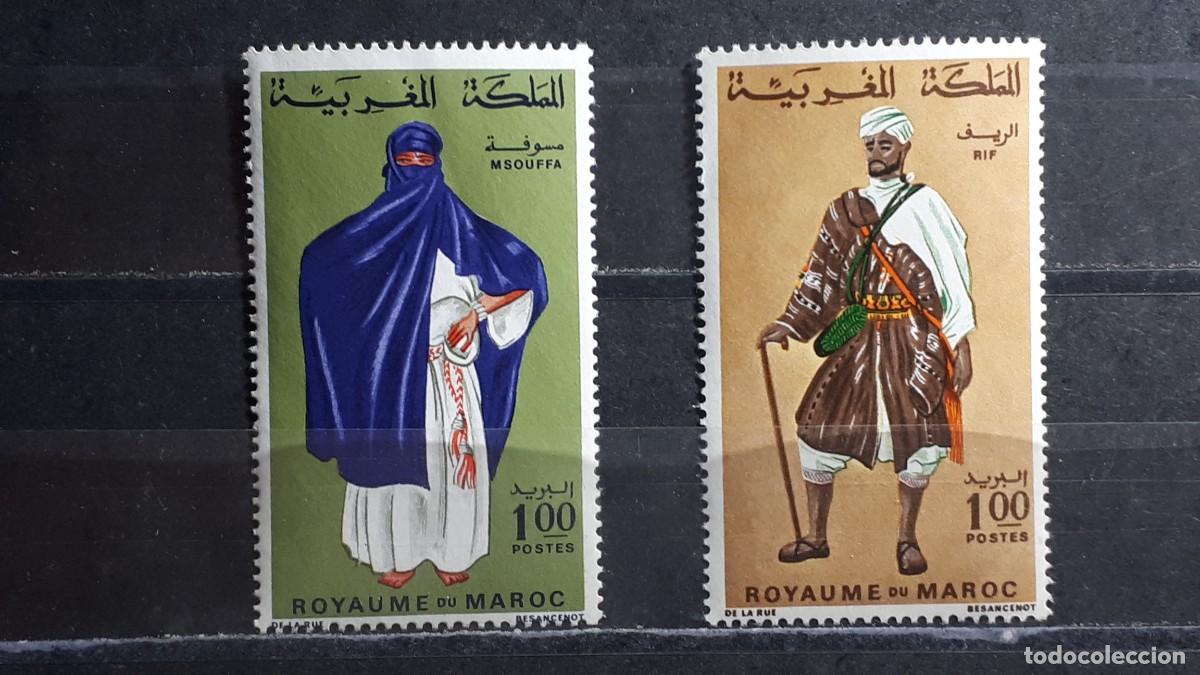 Sellos: MARRUECOS. A&Ntilde;O 1968. **. YVERT 553/4