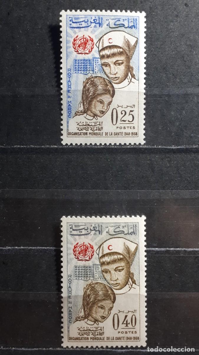 Sellos: MARRUECOS. A&Ntilde;O 1968. **. YVERT 555/6