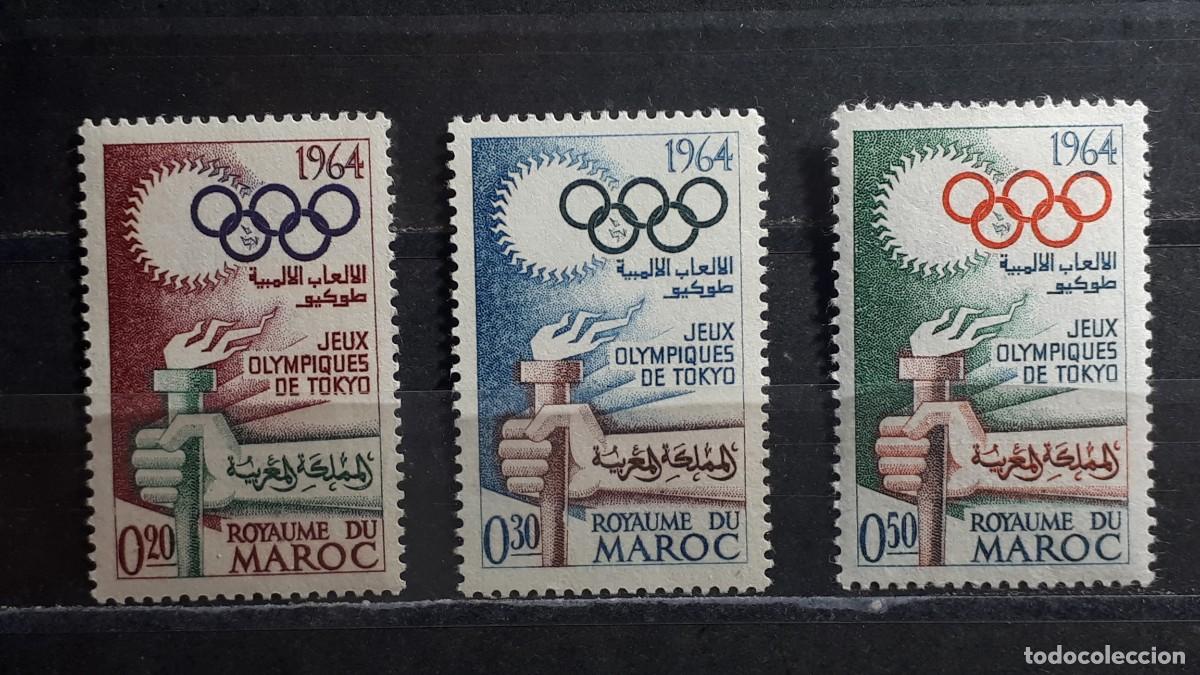 Sellos: MARRUECOS. A&Ntilde;O 1964. **. YVERT 476/8