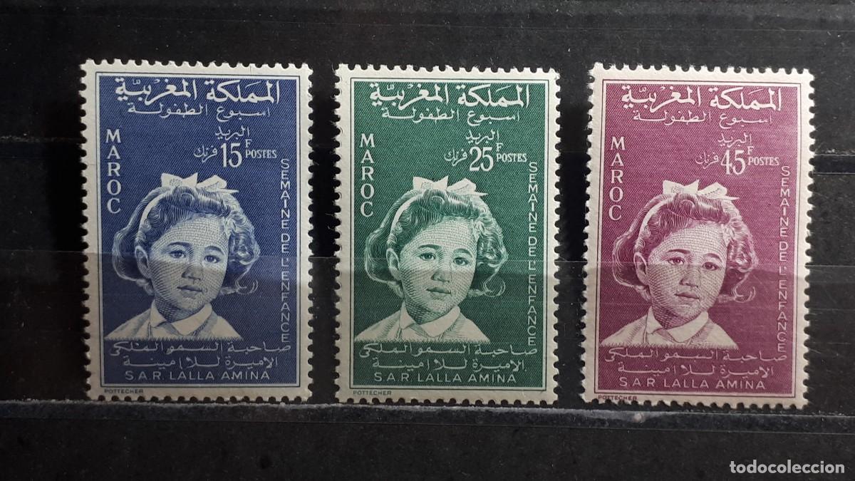 Sellos: MARRUECOS. A&Ntilde;O 1959. **. YVERT 393/5