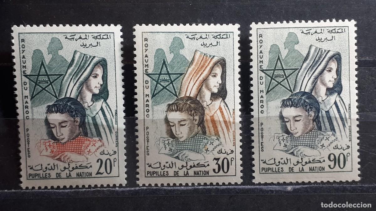 Sellos: MARRUECOS. A&Ntilde;O 1962. *. YVERT 431/3