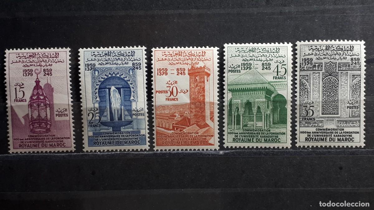 Sellos: MARRUECOS. A&Ntilde;O 1960. **. YVERT 405/9