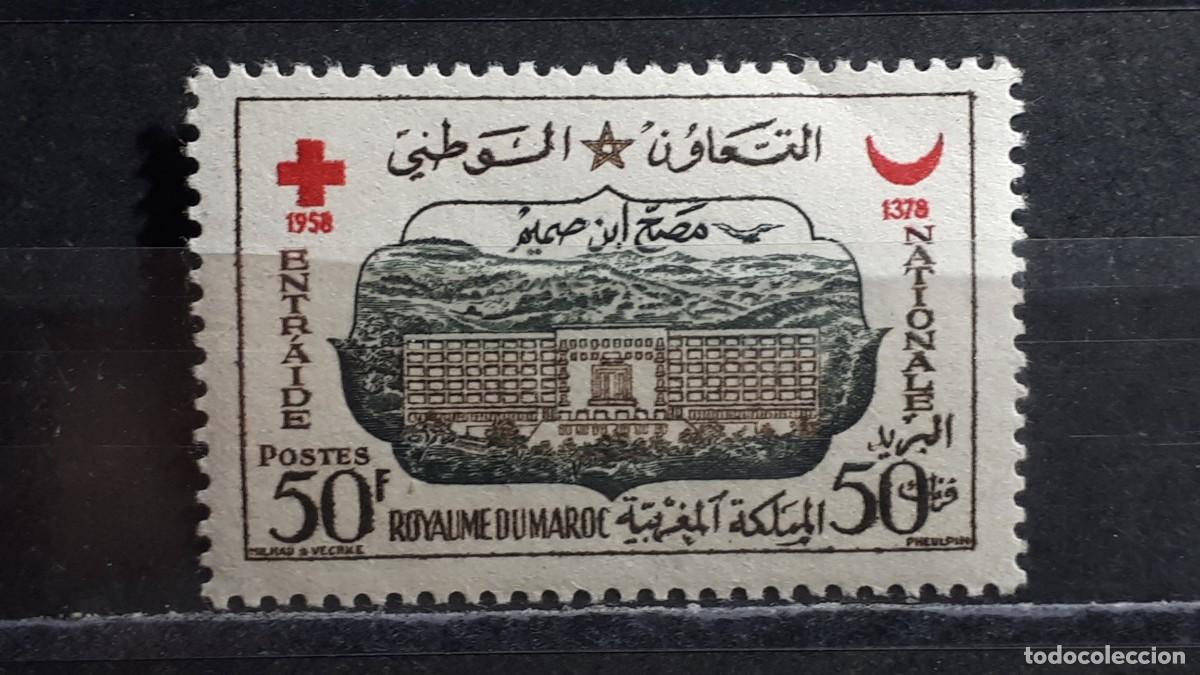Sellos: MARRUECOS. A&Ntilde;O 1958. **. YVERT 389