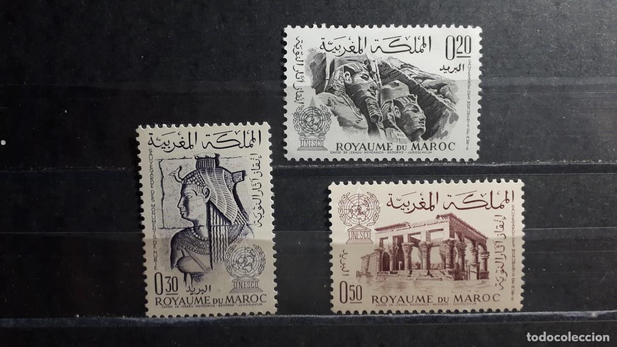 Sellos: MARRUECOS. A&Ntilde;O 1963. **. YVERT 461/3