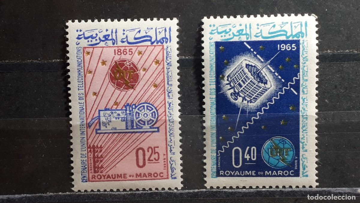 Sellos: MARRUECOS. A&Ntilde;O 1965. **. YVERT 484/5