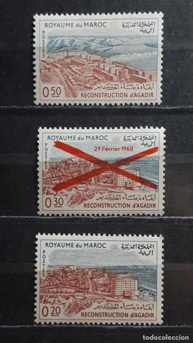 Sellos: MARRUECOS. A&Ntilde;O 1963. **. YVERT 464/6