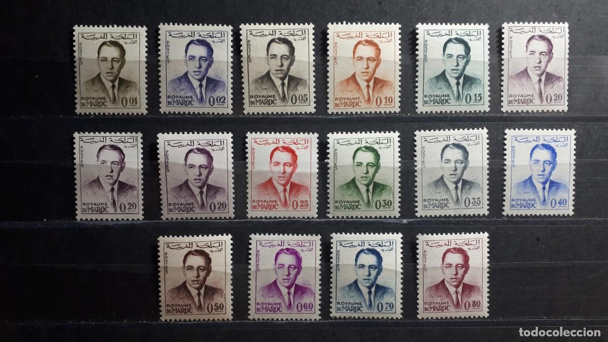 Sellos: MARRUECOS. A&Ntilde;O 1962. **. YVERT 435/44