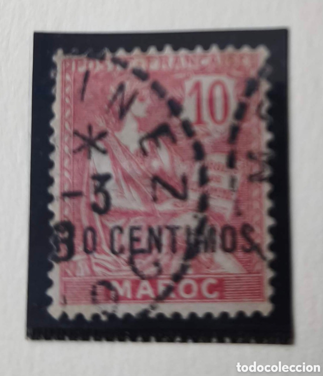 Sellos: Marruecos. 1902. 10 c&eacute;ntimos