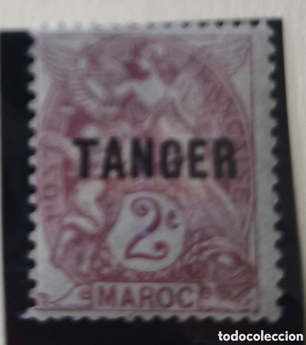 Sellos: Marruecos. T&aacute;nger. 1918-1924. 2 c&eacute;ntimos