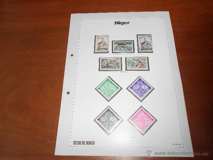 Sellos: HOJA DE SELLOS DE NIGER - Foto 2