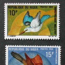 Francobolli: NIGER 1967 - PAJAROS - YVERT Nº 209-210**