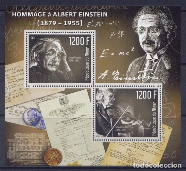 Sellos: NIGER 2011 SHEET MNH ALBERT EINSTEIN - Foto 1