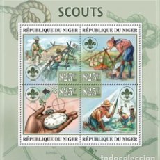 Timbres: NIGER 2013 SHEET MNH SCOUTISME SCOUTISM SCOUTS SCOUTING ESCULTISMO PFADFINDER. Lote 322774678