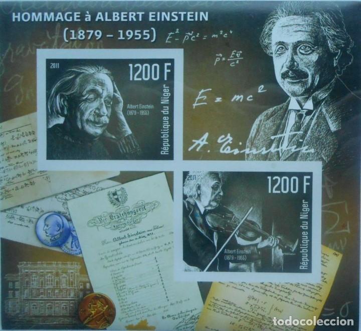 Sellos: NIGER 2011 SHEET MNH IMPERF ALBERT EINSTEIN - Foto 1