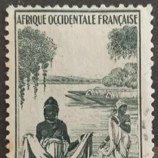 Timbres: A.O.F. 1947 ESTAMPAS DE LOS PAÍSES DEL ÁFRICA OCCIDENTAL FRANCESA. USADO - USED.. Lote 342420153