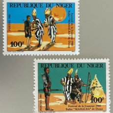 Timbres: NIGER. FESTIVAL DE LA JUVENTUD. 1981. Lote 359399470