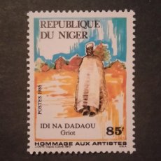 Sellos: REPUBLICA DE NIGER 1986** - PINTURA - X6