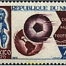 Sellos: 27641 MNH NIGER 1970 COPA DEL MUNDO DE FUTBOL. MEXICO-70