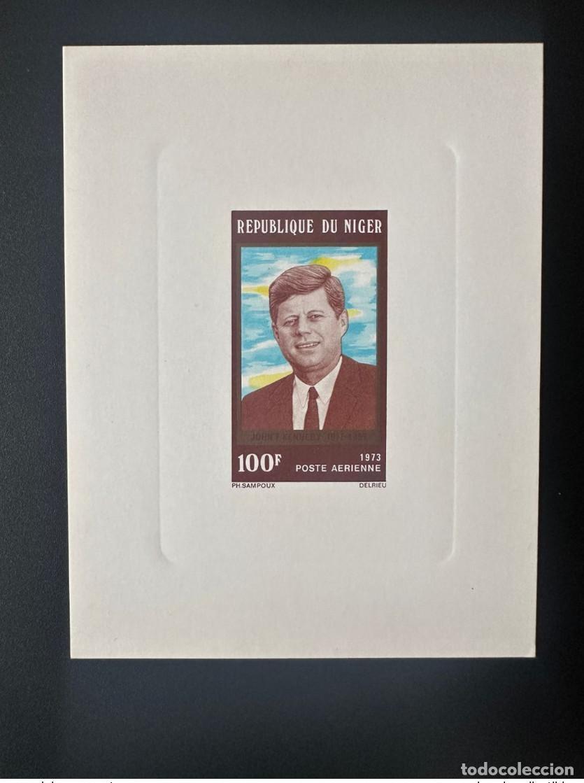 Sellos: N&iacute;ger 1973 Mi. 410 Luxury Proof President USA John F. Kennedy 1917 - 1963