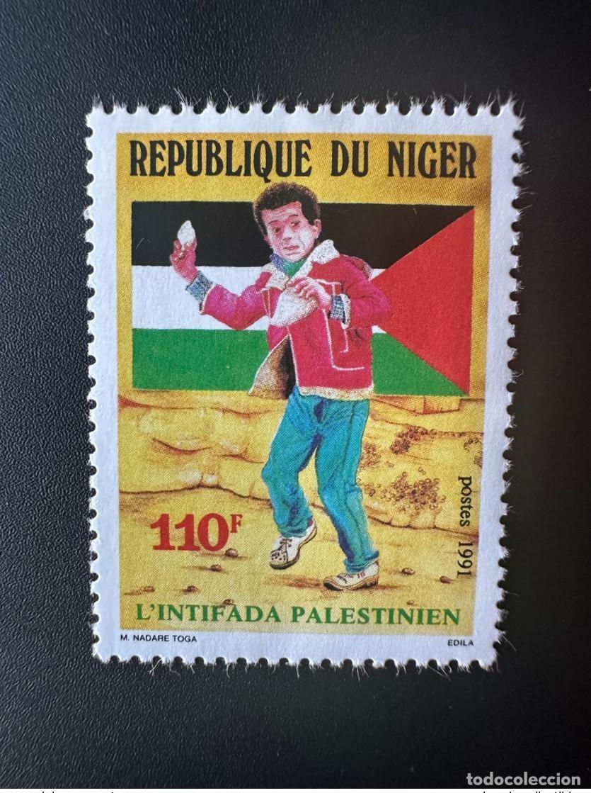 Stamps: N&iacute;ger 1991 Mi. 1126 La Intifada Palestina Bandera MNH** 1 val.