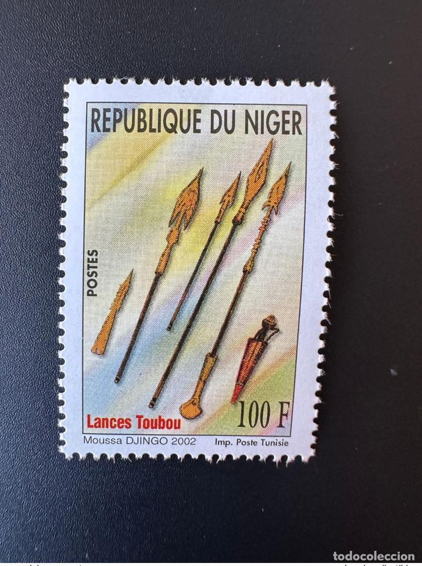 Briefmarken: N&iacute;ger 2002 mayo 1986 Lanzamiento de armas Toubou Lanzen MNH 1 val.
