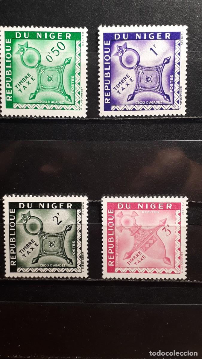 Sellos: NIGER. A&Ntilde;O 1962. **. YVERT tasas 22/5