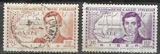 Briefmarken: SELLOS USADOS DE NIGER 1939, YT 64/ 65