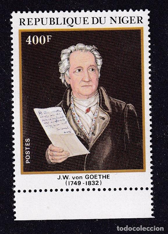 Sellos: NIGER Yvert n&deg; 569 anniversaire de Goethe neuf sans gomme