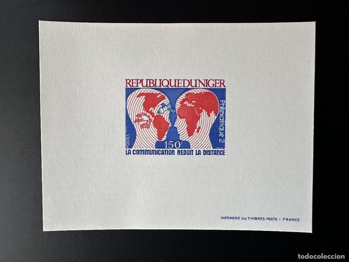 Briefmarken: N&iacute;ger 1979 Mi. 668 a prueba de lujo Comunicaci&oacute;n Telecomunicaciones Filatelia