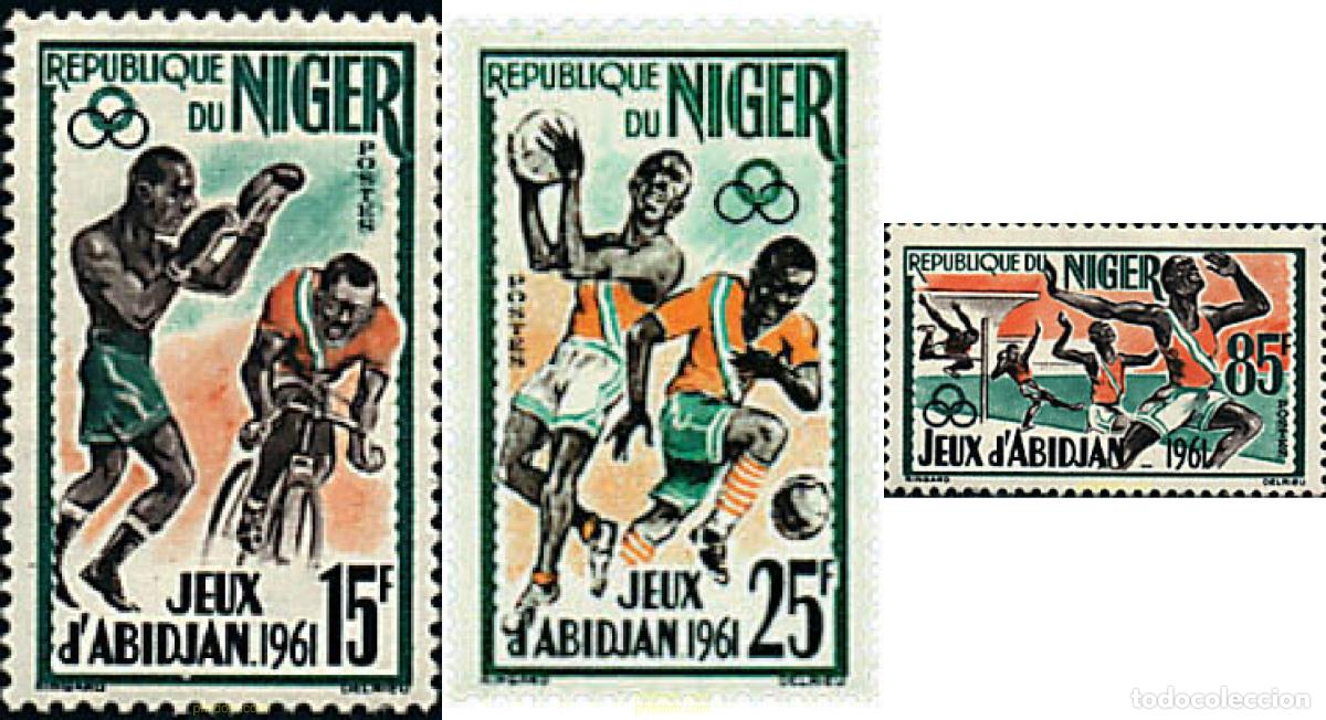 Sellos: 229603 HINGED NIGER 1962 JUEGOS DE ABIDJAN
