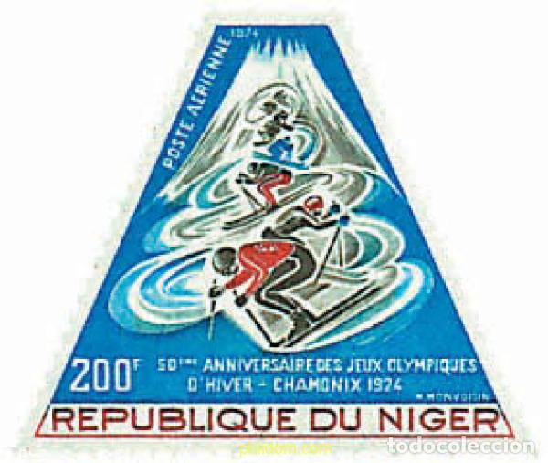 Briefmarken: 71559 MNH NIGER 1974 1 JUEGOS OLIMPICOS INVIERNO. CHAMONIX 1924 - 50 ANIVERSARIO