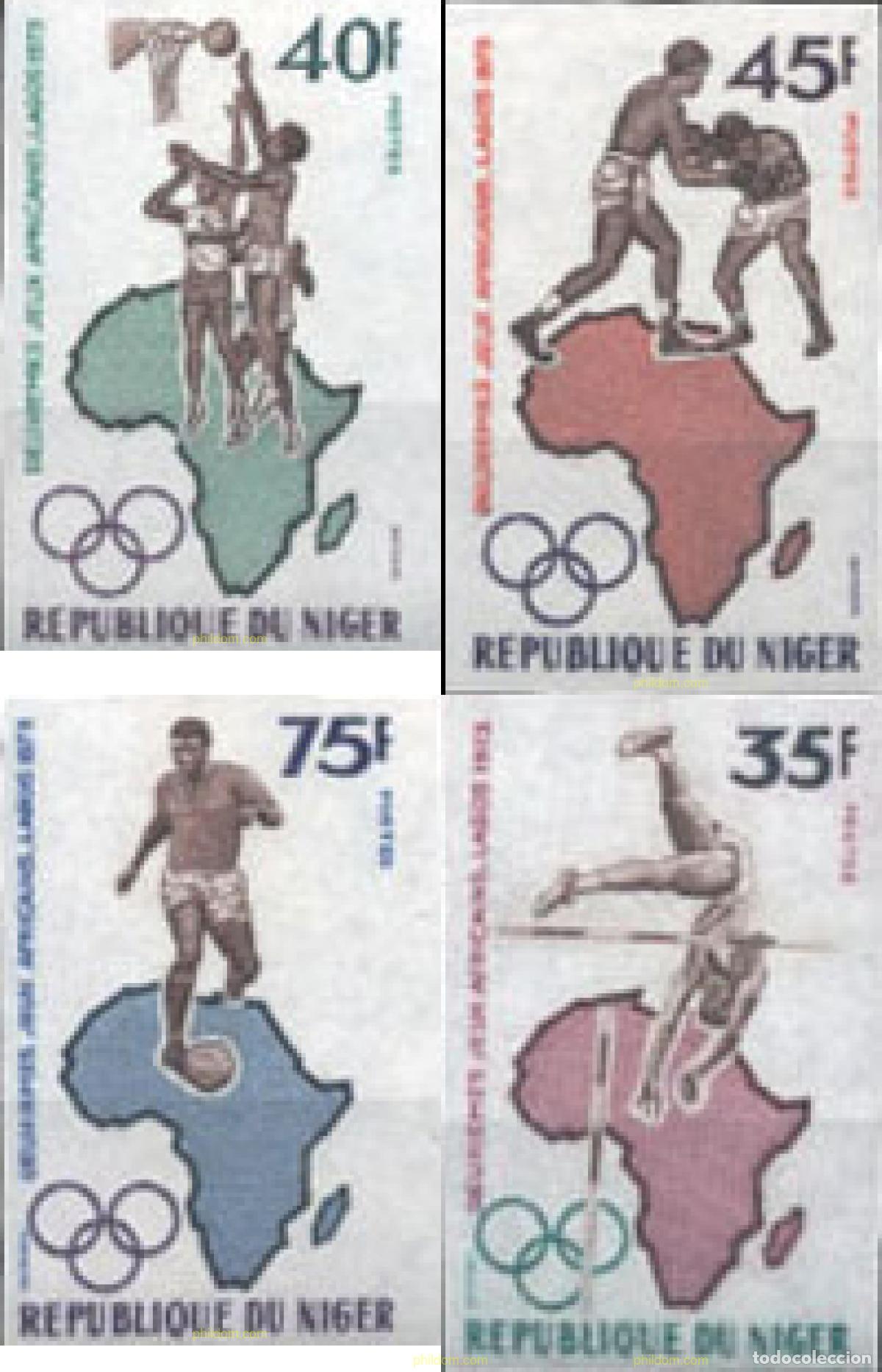 Sellos: 17126 MNH NIGER 1973 2 JUEGOS AFRICANOS EN LAGOS.