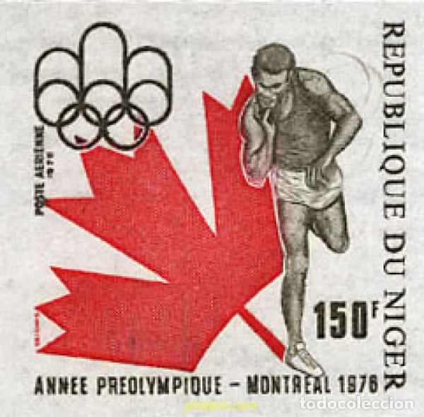 Sellos: 104921 MNH NIGER 1975 21 JUEGOS OLIMPICOS VERANO MONTREAL 1976