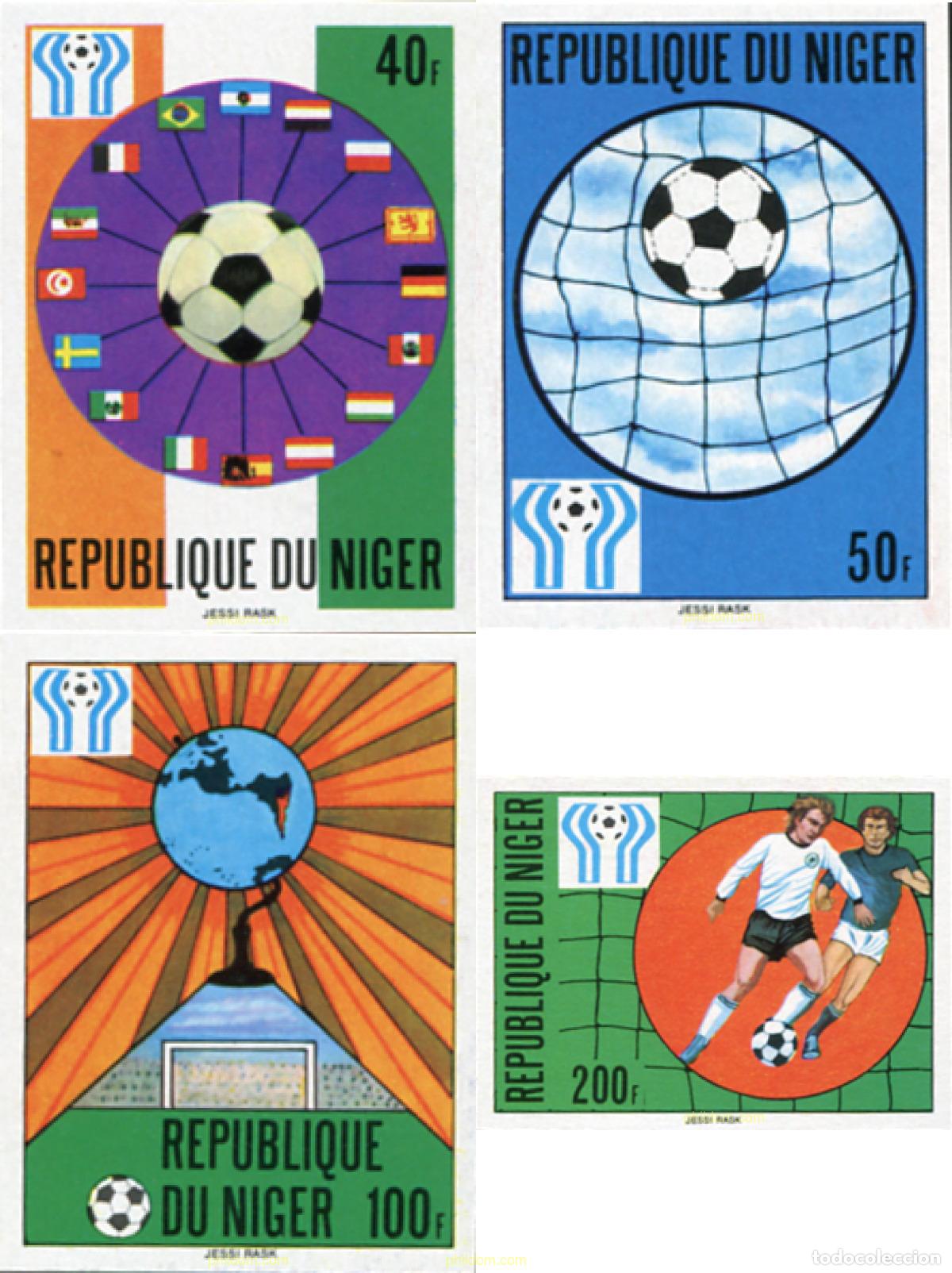 Sellos: 14498 MNH NIGER 1978 COPA DEL MUNDO DE FUTBOL. ARGENTINA-78
