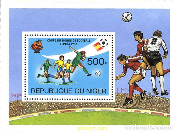 Sellos: 54409 MNH NIGER 1981 COPA DEL MUNDO DE FUTBOL. ESPA&Ntilde;A-82